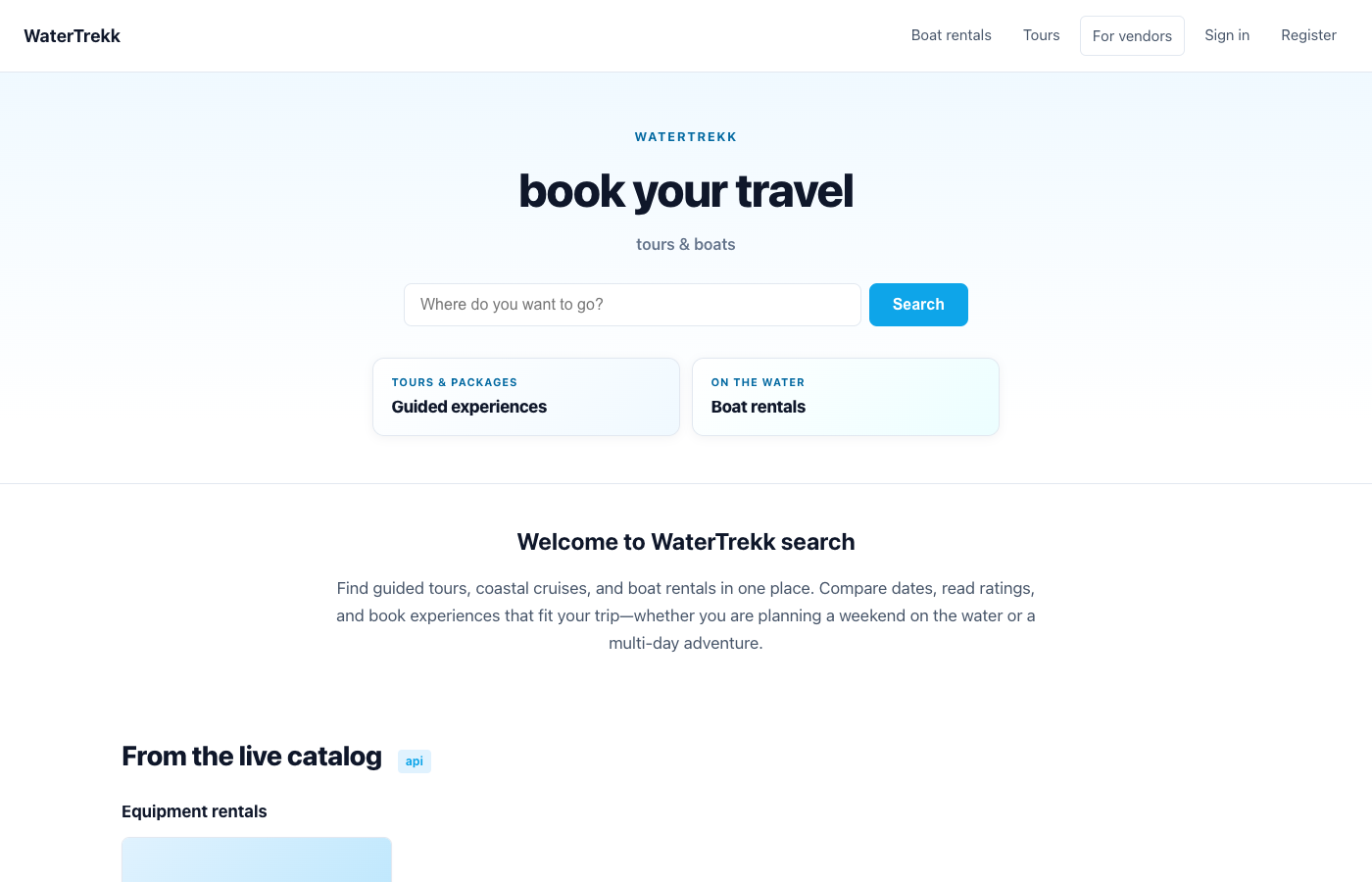 Home page