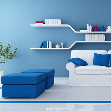 Interior room freshly painted