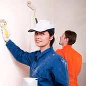 Interior painting sample