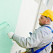 Exterior painting sample